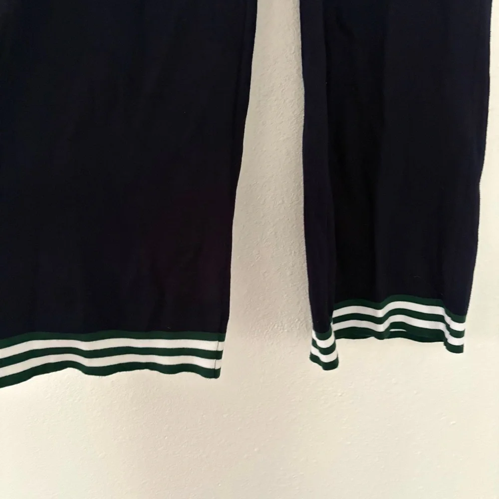 Caroline Constas Navy Pants with Striped Detail - Picture 5 of 6